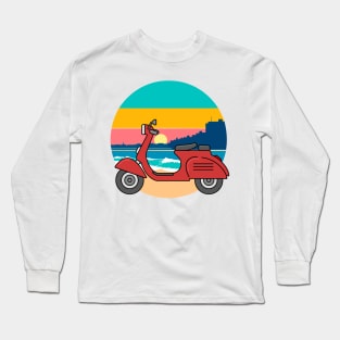 Old School Motorbike Long Sleeve T-Shirt